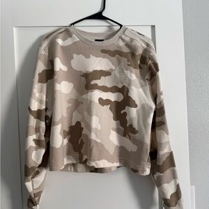 Adidas Camouflage Sweatshirt in Brown and Cream